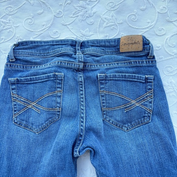 Aeropostale Chelsea Low Rise Bootcut Curvy Jeans 00 Long - Picture 6 of 9
